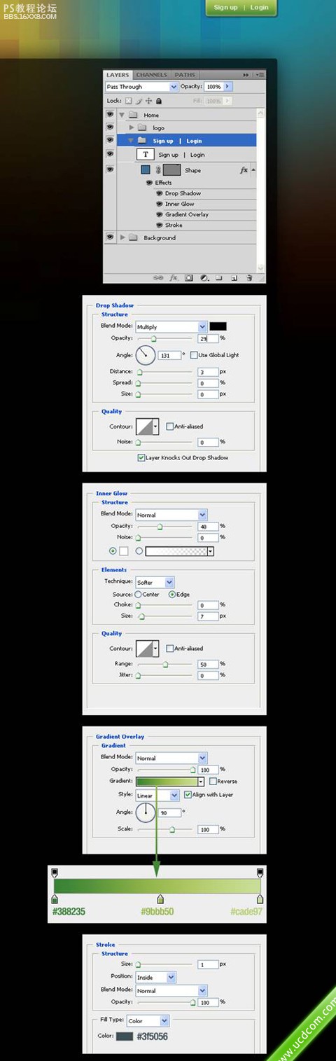 photoshop网页应用教程:制作色彩丰富的网页(6)-第9张图片-快备云