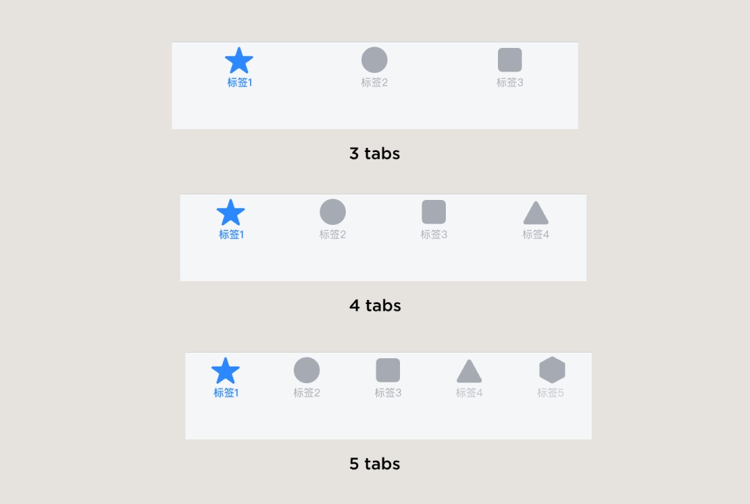 UI设计组件科普！Tab bars设计方式详解-第3张图片-快备云