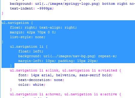 网站PSD模板切图为XHTML+CSS的网页实例(12)-第32张图片-快备云