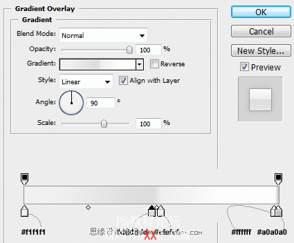  Photoshop设计银灰色的WEB模板教程(3)-第8张图片-快备云