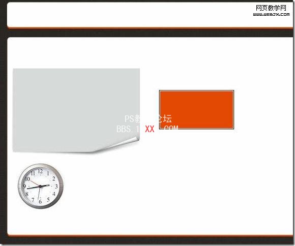 Photoshop绘制漂亮的商业类型网站模板(3)-第14张图片-快备云